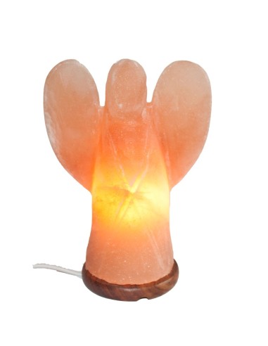 Salzkristall-Lampe Engel (20 cm) mit...